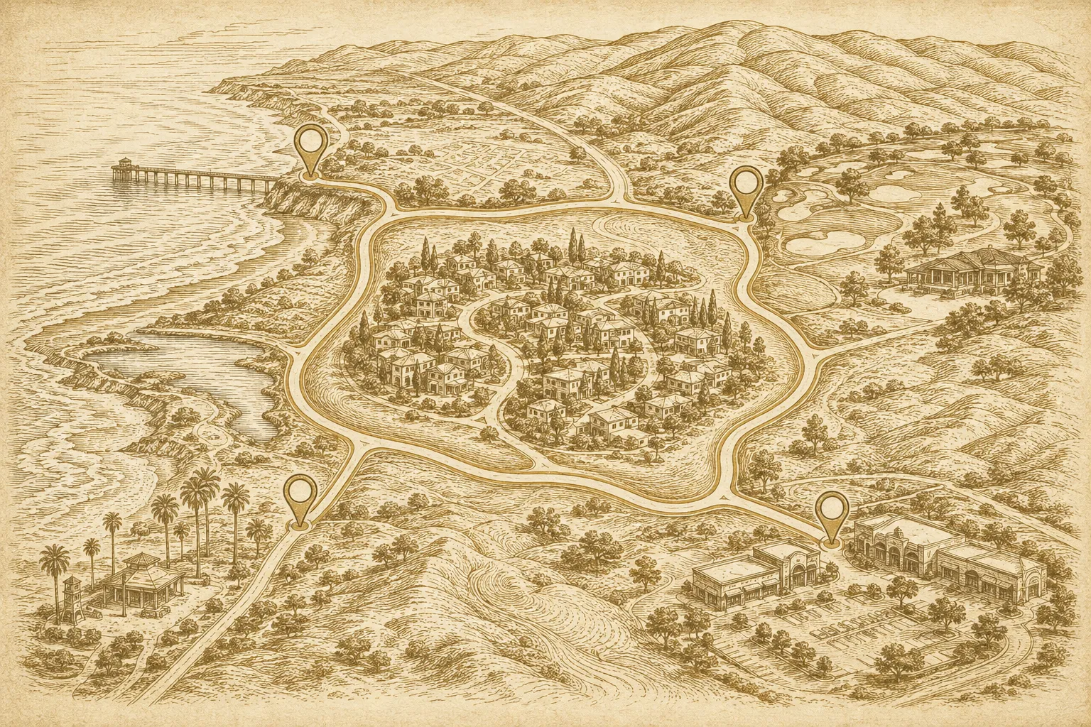 Illustrated area map of Calavera Hills